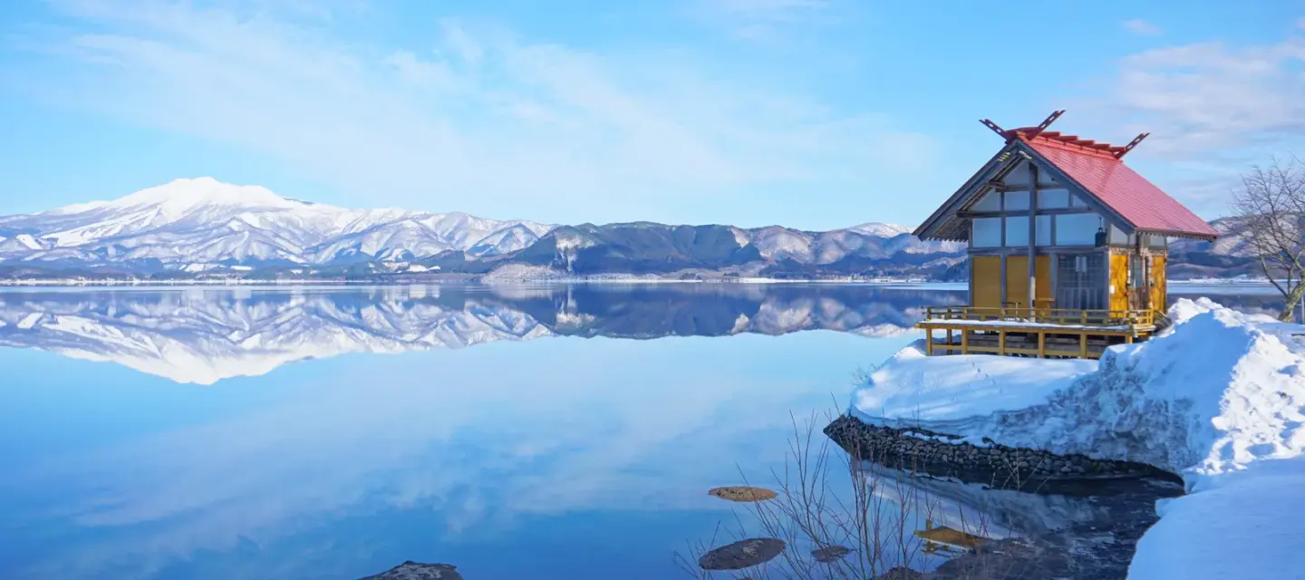 아키타 · Lake Tazawa 실제 풍경