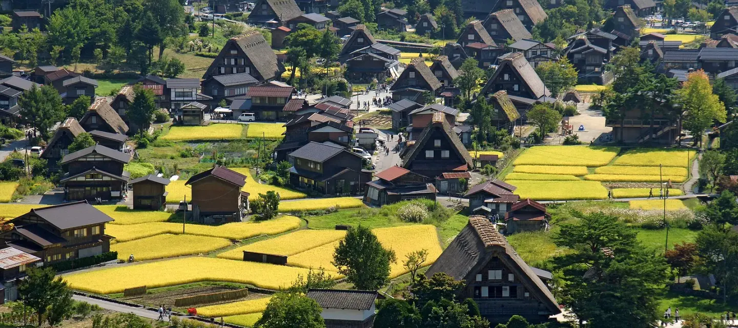 기후 · Shirakawa-go 실제 풍경