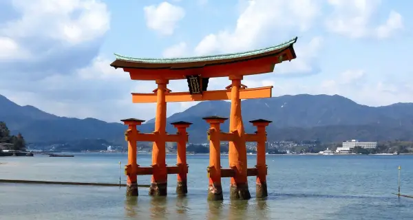 히로시마 · Itsukushima Shrine 실제 풍경