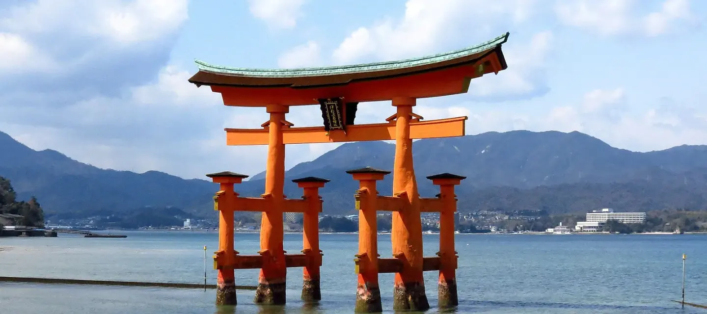 히로시마 · Itsukushima Shrine 실제 풍경