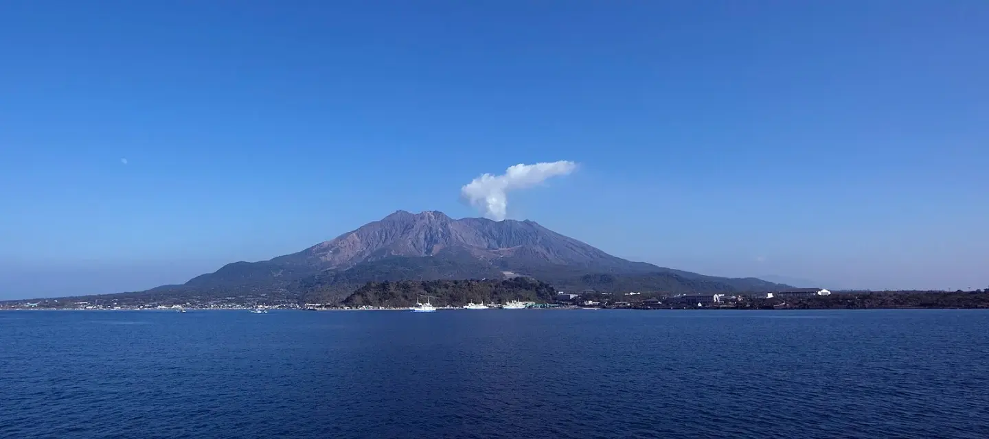 가고시마 · Sakurajima 실제 풍경