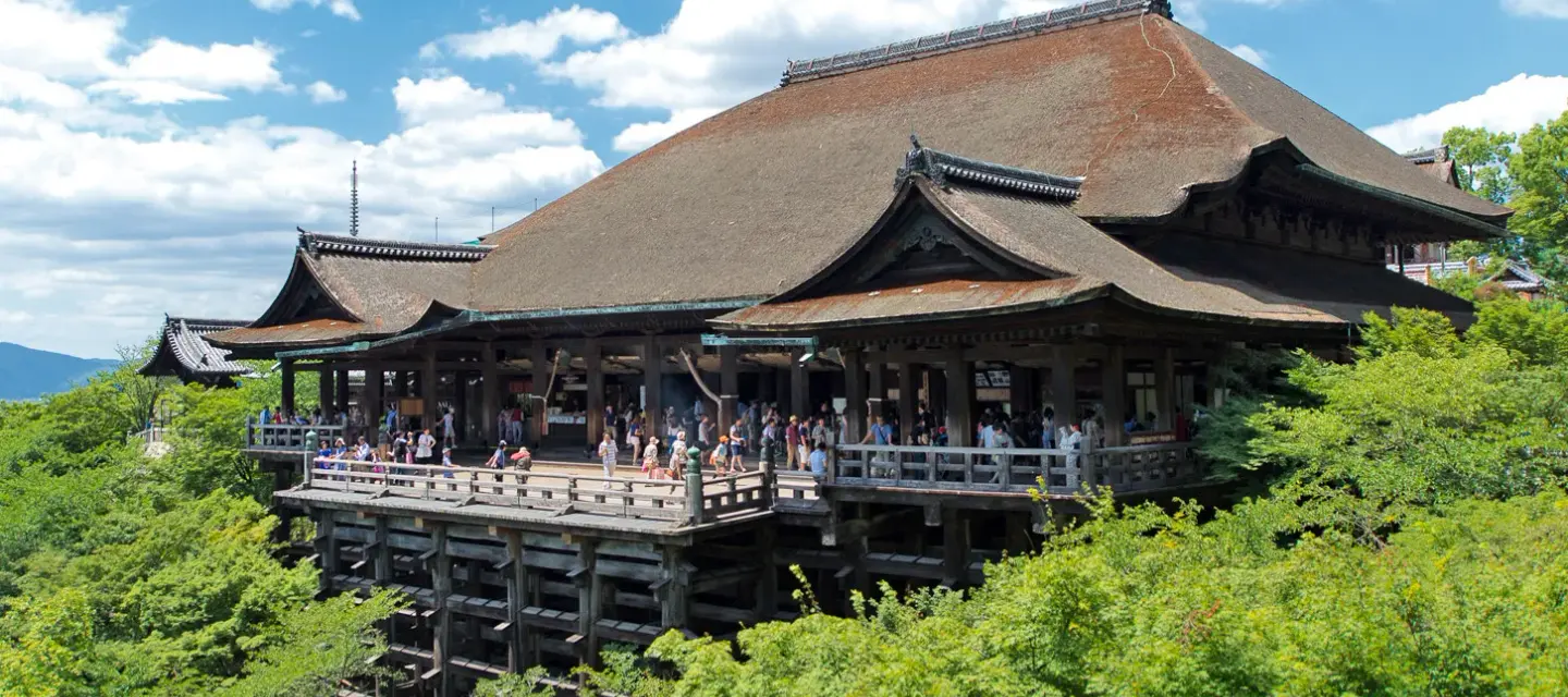 교토 · Kiyomizu-dera 실제 풍경