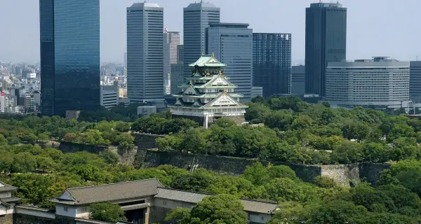 오사카 · Osaka Castle 실제 풍경
